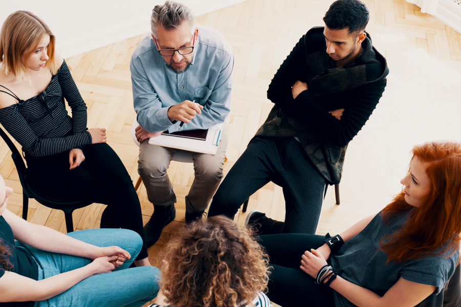 group therapy meeting