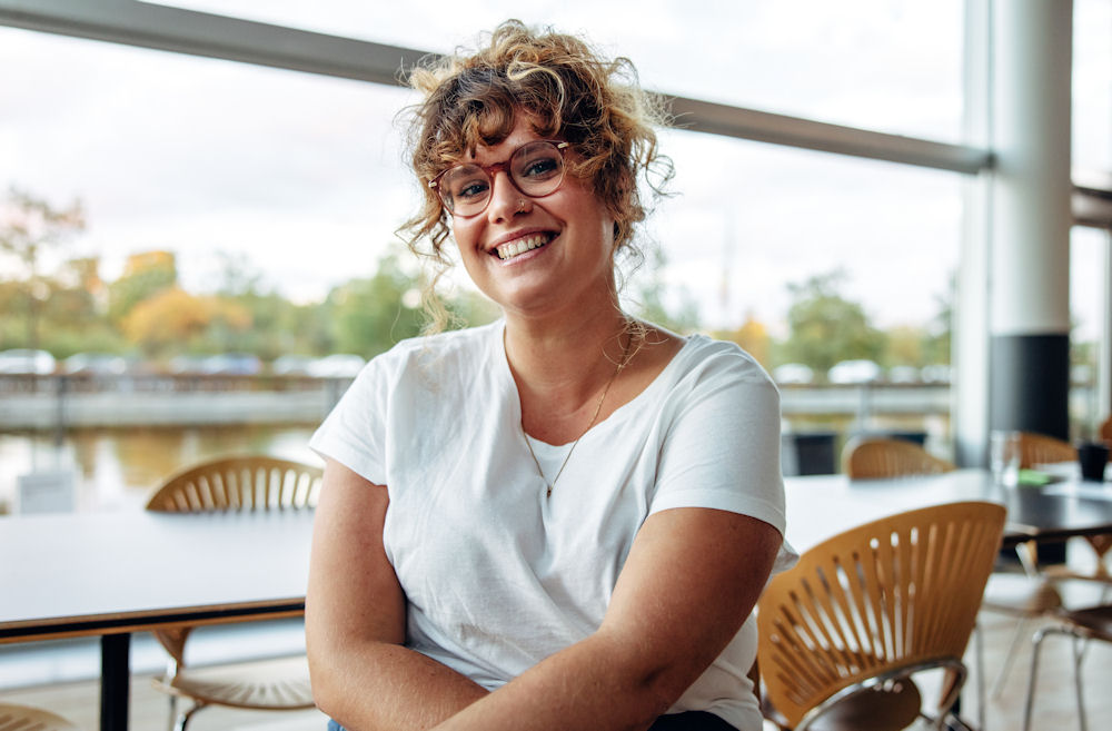 smiling woman