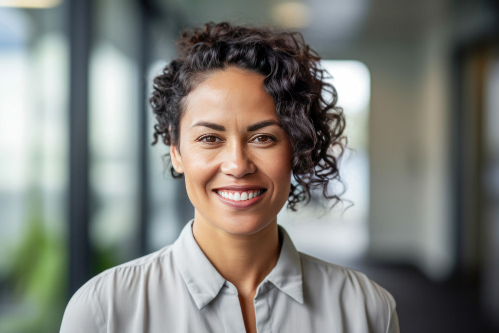 smiling woman