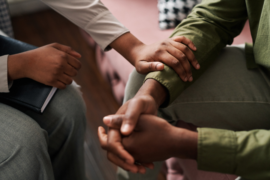 people supporting each other in addiction treatment
